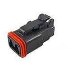TE Connectivity DT06-2S-E004 DT Socket Housing Cable 2 Pins 1 pc