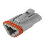 TE Connectivity DT06-3S DT Bullet Connector 3-Pin Socket Straight