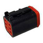 TE Connectivity DT06-6S-P012 DT Bullet Connector Socket 6-Pin Straight
