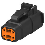 TE Connectivity DTMH06-4SA DTMH Socket Housing Cable 4 Pins 1 pc