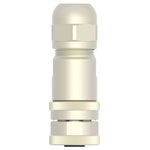 TE Connectivity T4110011031-000 M12 Socket 3-Pin Straight Connector