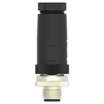 TE Connectivity T4111002041-000 M12 Connector 4-Pin Straight 1 pc