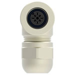 TE Connectivity T4112011041-000 M12 Socket Right Angle 4 Pins