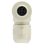 TE Connectivity T4113411051-000 M12 Plug Right Angle 5-Pin Connector