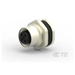 TE Connectivity T4131012031-000 M12 Rear Mount Female 3P Solder Wire