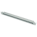 Telegärtner 100007007 Network patch panel 24 ports 1U CAT6A Grey-white