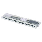 Telegärtner 100007012 Network patch panel 24 ports CAT 6A 1U Grey-white