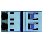 Telegärtner 100007143 FO Connector Blue 1pc optical fibre Connector