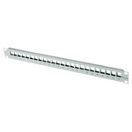 Telegärtner 100021496 Network patch panel 24 ports CAT 6A 19" grey-white