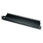 Telegärtner 100021497 Network patch panel 24 ports CAT 6A 19" black