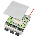 Telegärtner 100022830 FO splice box Grey-white (RAL 7035) 1pc