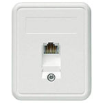 Telegärtner 100022998 Network outlet CAT 5e 1 port Alpine white