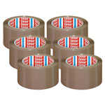 tesa 04195-00001-04 Premium brown Packaging Tape 66m x 50mm 6 rolls