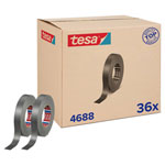 tesa 04688-00006-00 tesaband 4688 standard silver Cloth Tape 50m x 25mm