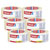 tesa 05288 UNIVERSAL Masking Tape Transparent LxW 50mx50mm 6pcs residue-free