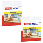 tesa 05412-00500-00 UNIVERSAL draught excluder white 10m x 9mm 2pcs