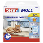 tesa 05417-00200-02 Premium flexible draught excluder 6m x 9mm clear