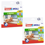 tesa 05445-00500-00 draught excluder white 10m x 9mm 2pcs Self-adhesive