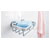 tesa 40208-00000-00 ALUXX Adhesive soap dish chrome no-drill install