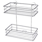 tesa 40212-00000-00 BAATH Plus shower caddy Adhesive silver no drilling