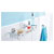 tesa 40221-00000-00 BAATH Plus shower caddy Adhesive chrome 26cm