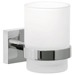 tesa 40244-00000-00 EKKRO tumbler Adhesive chrome white satin finish