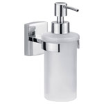 tesa 40267-00000-00 KLAAM soap dispenser 200ml chrome/white adhesive
