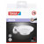 tesa 40310-00000-00 MOON soap tray silver/white satin no-drill mount