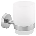 tesa 40312-00000-00 MOON tumbler Adhesive silver/white satin glass