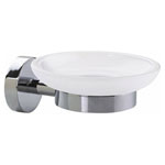 tesa 40324-00000-00 SMOOZ soap tray chrome/glossy and white/satin