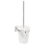 tesa 40416-00000-00 EXXCLUSIV toilet brush set chrome Adhesive mount