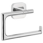 tesa 40428-00000-00 ELEGAANT toilet roll holder chrome no-drill mount