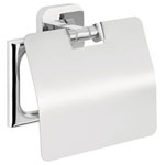 tesa 40429-00000-00 ELEGAANT toilet roll holder chrome no-drill install