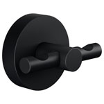 tesa 40564-00000-00 MOON coat hook 2 hooks 50x53x65mm metal black matt