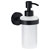 tesa 40565-00000-00 MOON soap dispenser 200 ml black matt glass satin