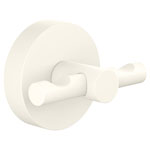 tesa 40574-00000-00 MOON coat hook 2 hooks metal white matt Adhesive fix