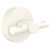 tesa 40574-00000-00 MOON coat hook 2 hooks metal white matt Adhesive fix