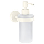 tesa 40575-00000-00 MOON soap dispenser 200ml matt white glass satin