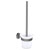 tesa 40581-00000-00 MOON grey toilet brush holder Adhesive metal