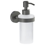 tesa 40584-00000-00 MOON soap dispenser 200ml matt grey glass satin