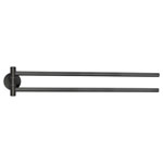 tesa 40592-00000-00 MOON towel rail 2-arm Adhesive metal graphite