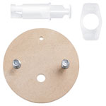 tesa 40634-00000-00 power.kit adapter set metal plate Ø 57mm Self-adhesive