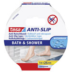 tesa 55533-00000-11 bath & shower Anti-slip Tape 5m x 25mm transparent