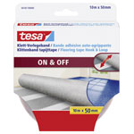 tesa 56187-00000-11 Self-adhesive hook-and-loop Tape 10m x 50mm White