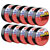 tesa 56192 Electrical Tape black 10m x 15mm 10pcs flame-resistant