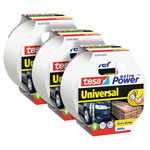 tesa 56348 tesa UNIVERSAL Cloth Tape white 10m x 50mm 3pcs durable