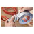 tesa 56359-00003-00 Cloth Tape red 25m x 38mm high Adhesive strength
