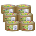 tesa 57180 tesapack paper Ecologo Tape 50m x 50mm 6pcs Eco-friendly