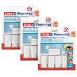 tesa 58035-00500-01 Powerstrips cable clips white 15pcs easy no-residue
