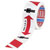 tesa 58263-00000-00 signal distancing Tape 50m x 50mm red-white